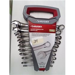 Juno 18" Dimming Led Undercabinet Fixture & Husky - 10 piece Combination Wrench Set