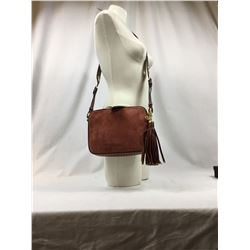 Michael Kors Brooklyn Suede Large Camera Bag Brick
