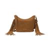 Michael Kors Billy Medium Fringe Messenger Dark Caramel