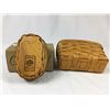Image 2 : Longaberger Baskets - Collectors Club Signed and Hanging Basket