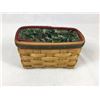 Image 1 : Longaberger 2004 Basket w/cloth and Plastic Liners