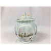 Image 4 : Handpainted Porcelain Covered Compote-Signed