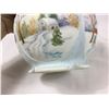 Image 5 : Handpainted Porcelain Covered Compote-Signed