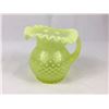 Image 1 : Mosser Glass Opalescent Vaseline Glass Pitcher