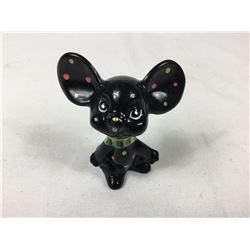 Fenton Handpainted Glass Mouse - Signed