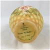 Image 3 : Fenton Handpainted Satin Glass Basket (Signed and Numbered)