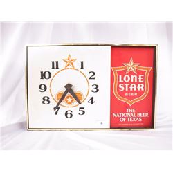 1980 Electric Light-Up Lone Star Clock