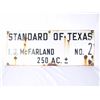 Image 1 : Standard of Texas IB McFarland No2 250 AC+/- Sign