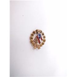 10 Kt Gold and Enamel UDC reunion pin