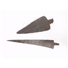 Image 1 : Two Antique Iron Trade Spear and Arrow Points