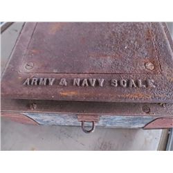 Antique US Military Recruiting Traveling Scale