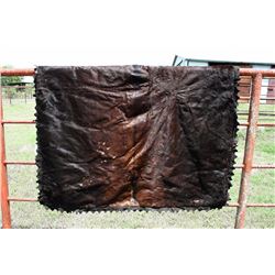 Wool and Horse Hide Lap Blanket