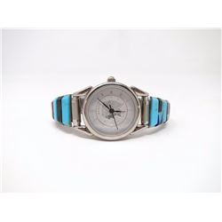 Ladies Watch with Turquoise, Mother of Pearl Band