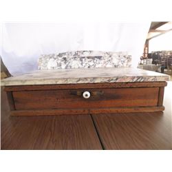 Marble Top Wooden Cash Drawer