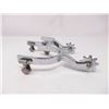 Image 1 : Pair of Crockett-Renalde Nickel Plated Spurs