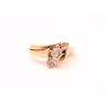 Image 1 : 14kt Gold Diamond Ring Size 7 1/4   .50 ct