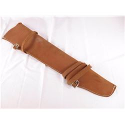 Roughout Leather Saddle Scabbard