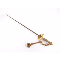 Ornate Gold Washed British Court Sword