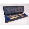 Image 1 : Fine Ivory Handled Sterling Fish Serving Set