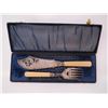 Image 2 : Fine Ivory Handled Sterling Fish Serving Set