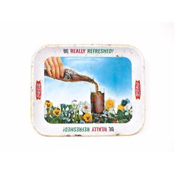 Vintage Coca Cola Enamel Serving Tray