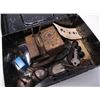 Image 3 : Tin Lockbox of Miscellaneous Items