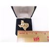 Image 2 : 14kt Gold Nugget Texas Ring