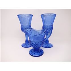 Marth and George Washington Blue Stemware