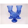 Image 1 : Marth and George Washington Blue Stemware