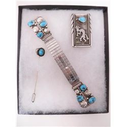 Three Turquoise and Silver pieces