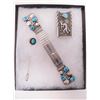 Image 1 : Three Turquoise and Silver pieces