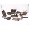 Image 1 : Collection of Cast Black Iron Items