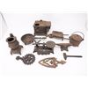 Image 2 : Collection of Cast Black Iron Items