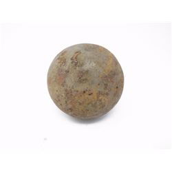 Iron Cannonball Dug on Galveston Island about 1940