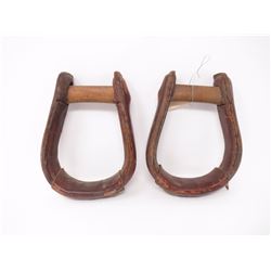 Leather Covered Stirrups