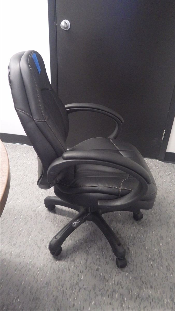 High End Black Leather Boardroom Chairs On Wheels