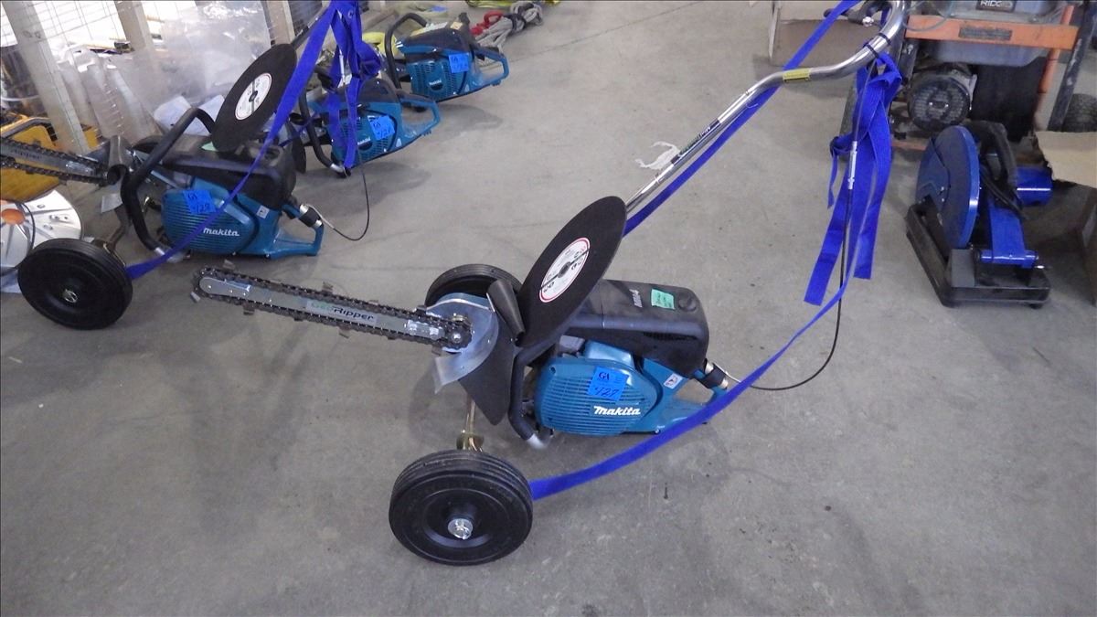 MAKITA MM4 EK7651H GEO RIPPER WITH CART AND CUT OFF SAW CONVERSION KIT ...