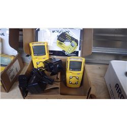 2 MICRO CLIP GAS DETECTION DEVICES W/POWER CORDS