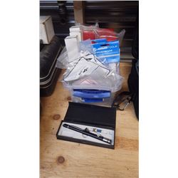 MISC TOOLING  / 3 VISUAL FAULT LOCATORS / 5 SETS OF SPLICING SCISSORS / 3 FIBRE OPTIC DROP CABLE SPI
