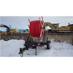 2015 MAJESTIC REEL TRAILER VIN 2M9US1162FR151213 WITH WINCH, COMES WITH ROLL OF HDPE PIPE AS PICTURE