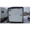 Image 3 : 16' V NOSE H & H TANDEM AXLE CARGO TRAILER VIN 533TC1626FC241102WITH SIDE DOOR AND REAR RAMP DOOR, I
