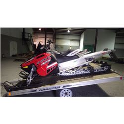 2014 POLARIS PRO RMK 800 155 TRACK VIN 1CG8GS1EC013982 WITH 1500 KMS RUNS AND DRIVES AS GOOD AS IT L