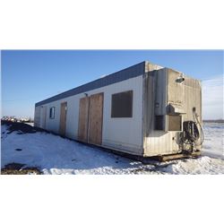 LOCATED ONE MILE NORTH OF SASKATOON...... READY TO GO....MOD SPACE OFFICE TRAILER ON STEEL SKIDS APP
