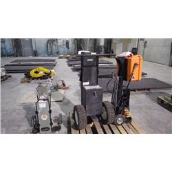 AIR SYSTEMS INTERNATIONAL MODEL #MPTRI TECH RESCUE CART MULTI PACK BOTTLED AIR CART SYSTEM (UNUSED) 