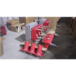 SQUARE "D" UNUSED MEDIUM VOLTAGE CIRCUIT BREAKER 4.76 KV COMPLETE WITH COUPLERS