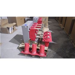 SQUARE "D" UNUSED MEDIUM VOLTAGE CIRCUIT BREAKER 4.76 KV COMPLETE WITH COUPLERS