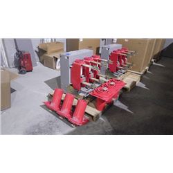 SQUARE "D" UNUSED MEDIUM VOLTAGE CIRCUIT BREAKER 4.76 KV COMPLETE WITH COUPLERS
