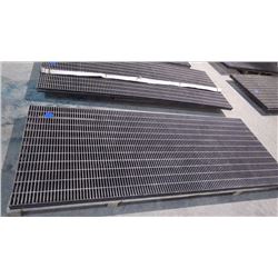 2 - 4 X 10 SHEETS UNUSED PRECISION GRATE FIBERGLASSS DRAINAGE GRATE (IDEAL FOR SHOP INSTALLATION)