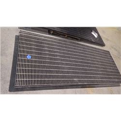 2 - 4 X 10 SHEETS UNUSED PRECISION GRATE FIBERGLASSS DRAINAGE GRATE (IDEAL FOR SHOP INSTALLATION)