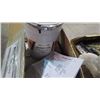 Image 7 : PALLET WITH MISC. SEALS ISOLATER, EPOXY COATING AND WINDOW GLASS